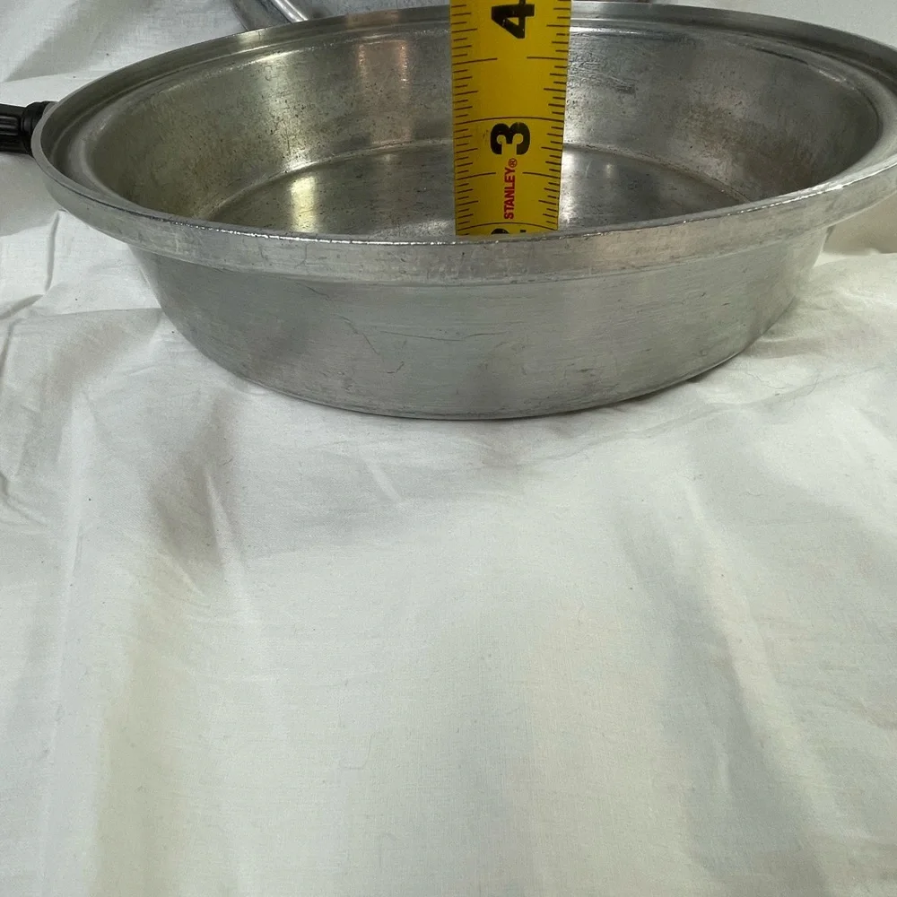 Vintage Wear-Ever Aluminum Cooking Pan with Lid Made in USA